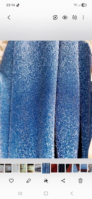 Material tip lurex cu fir argintiu – 3 bucăți disponibile