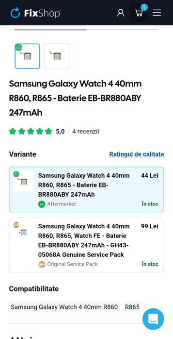 Samsung Galaxy watch4 Classic 42mm