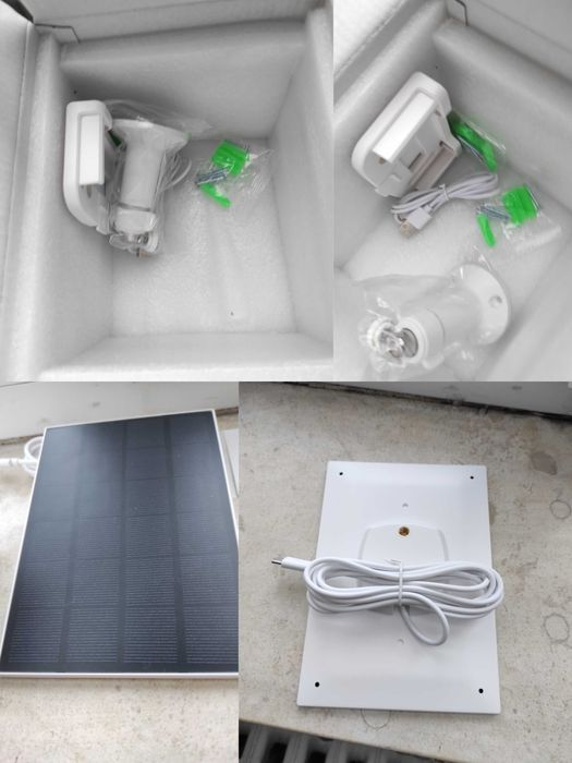 2K FHD WiFi соларна камера може + 128GB карта памет