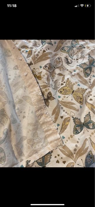 Set draperii bumbac utilizat 6 luni