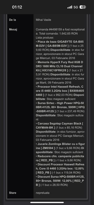 Pc gaming entry level i5