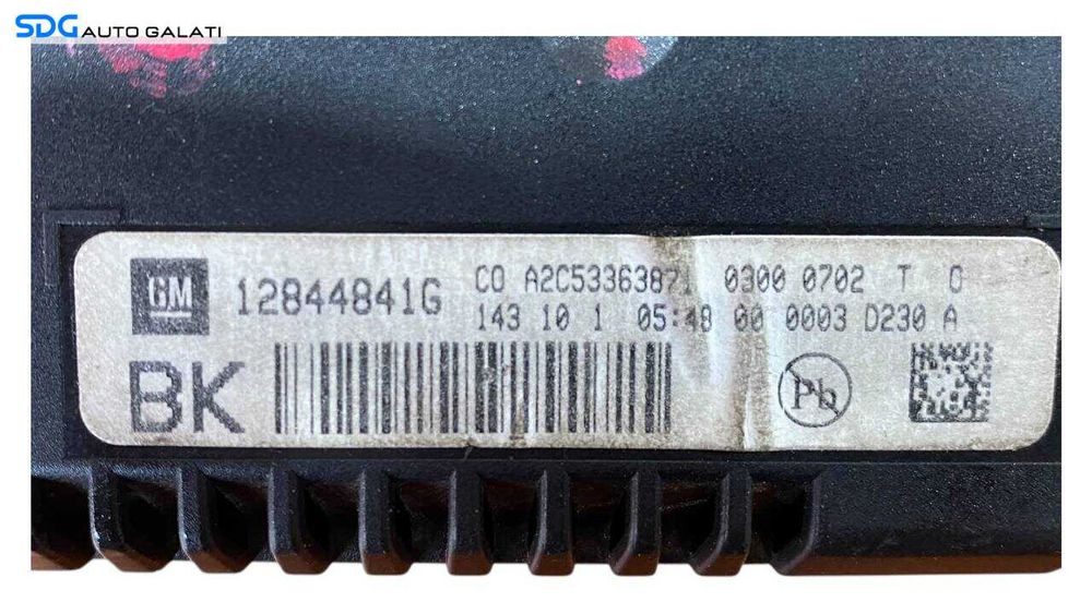 Ecran Display Afisaj Bord Opel Insignia A 2008 - 2017 Cod 12844841G A2C53363871 [L8325]