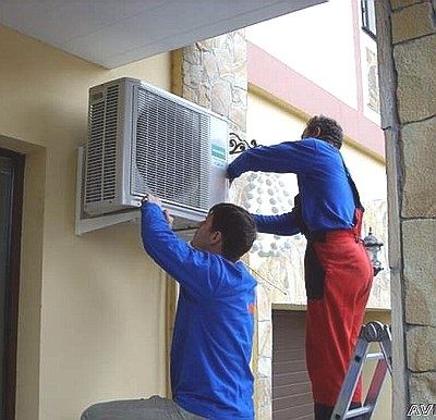 Установка Кондиционер