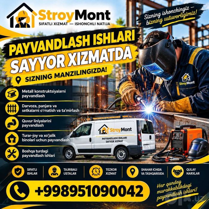 Payvandalash | Svarka xizmatlari | Svarshik