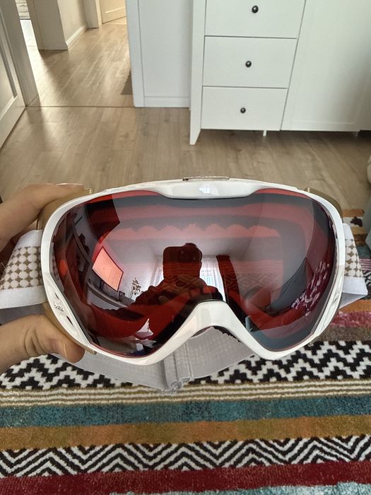 Ochelari ski dama Bolle Duchess white&gold