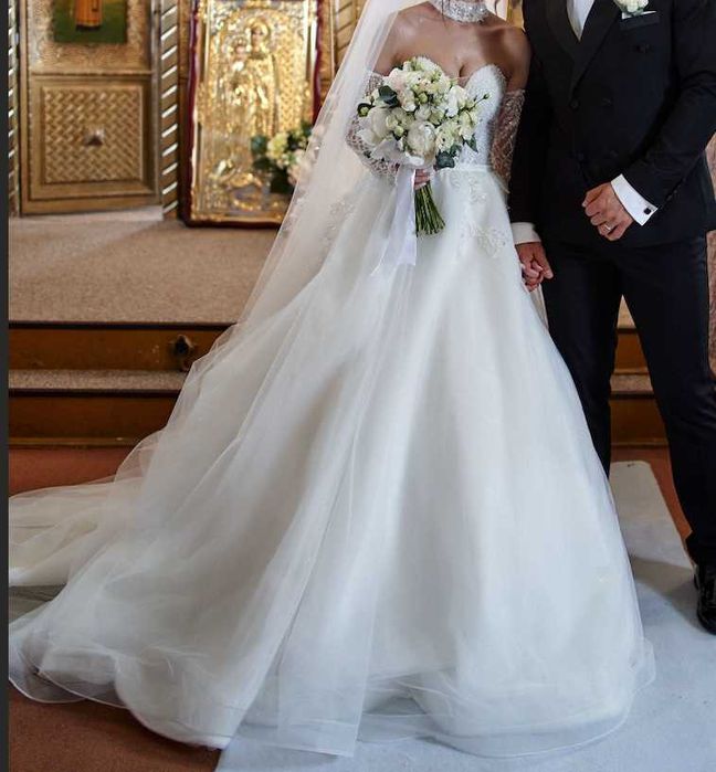 Vand rochit de mireasa 2 in 1 : sirena + printesa