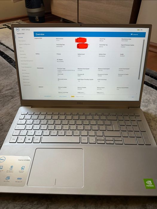 Laptop i5-10th/500gbssd/8gb/