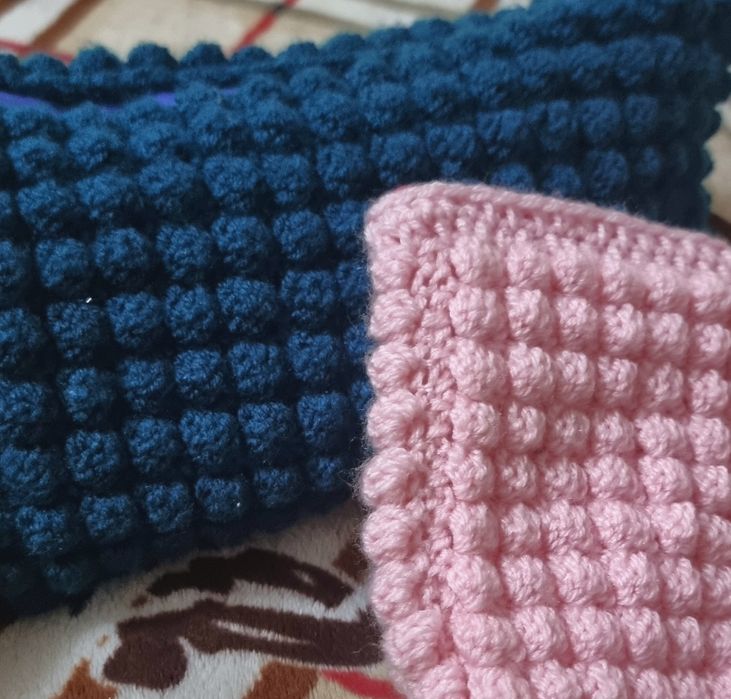 Вязанные косметички