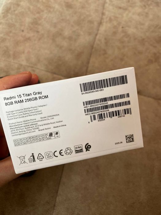 Redmi 15 8/256 holati yangi