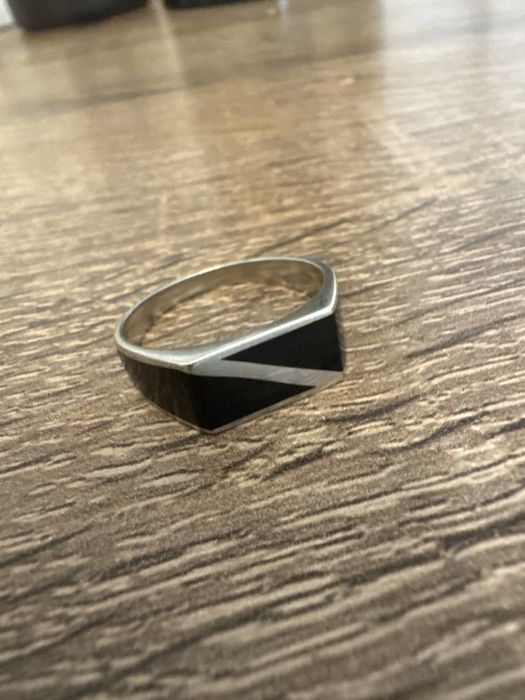 Кольцо мужское  серебро 925 проба