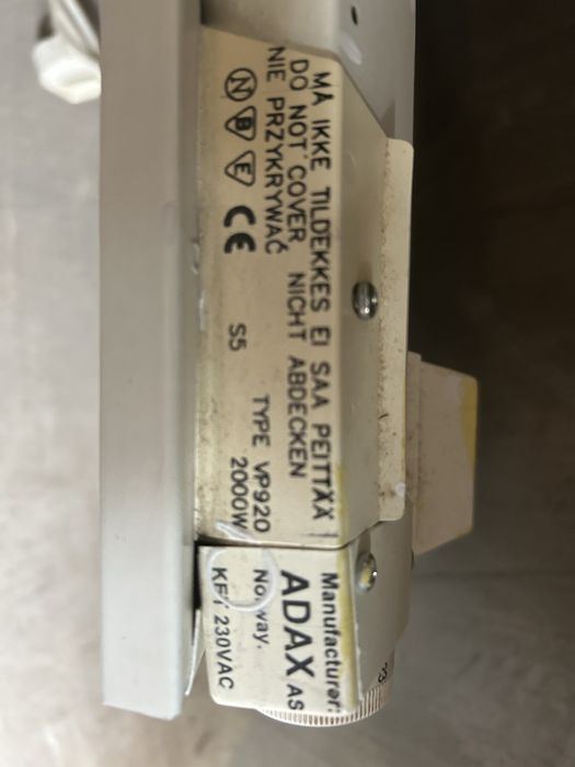 Конвектор Adax VP920/2000W