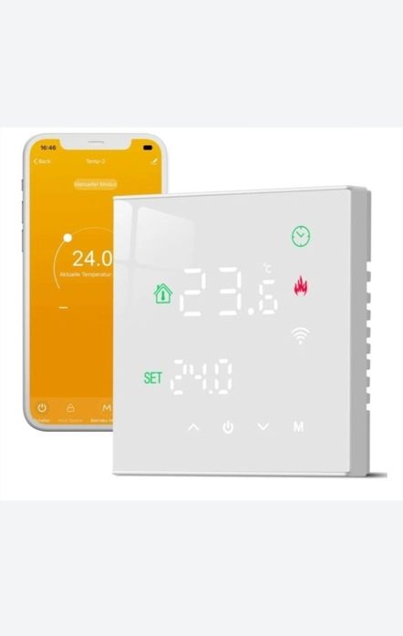 Termostat centrala/încălzire în pardoseală

Beok, Wifi, Tuya