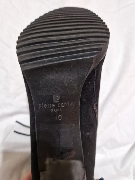 Ботильоны Pierre Cardin с лапшой 100% замша