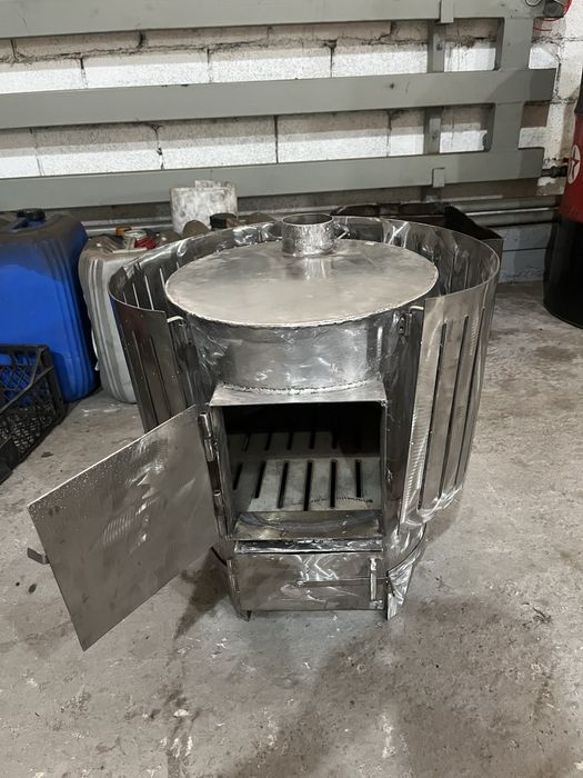 Мобильная банная печка