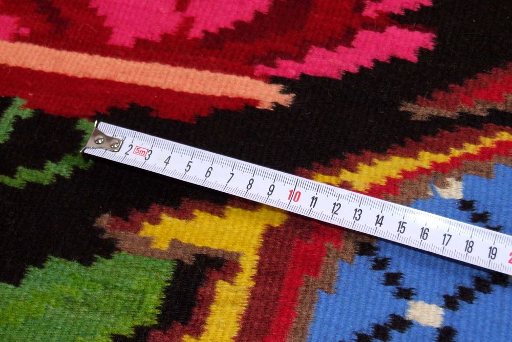 SCOARTA Bucovina, covor lana tesut la razboi, 2,20 x 1,25 m, ca NOUA