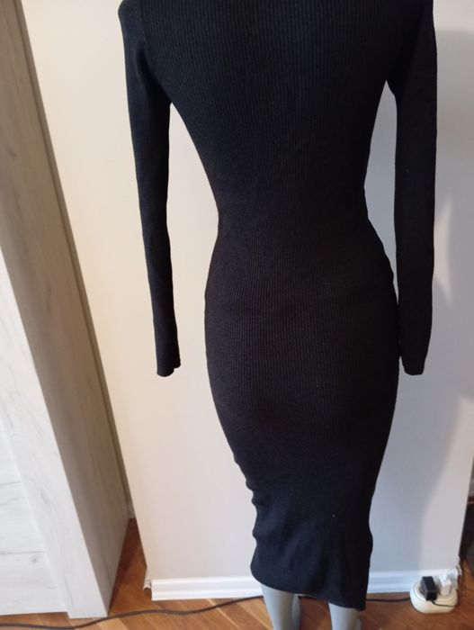 Бяло сако и рокля трико