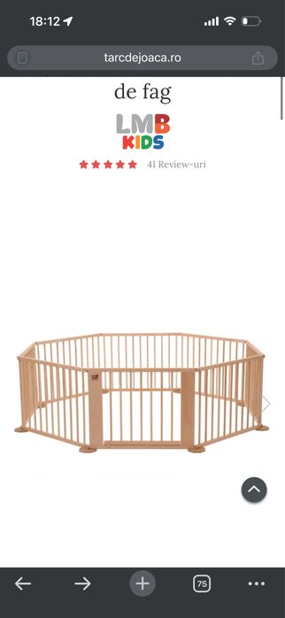 Tarc de joaca lemn LMB KIDZ