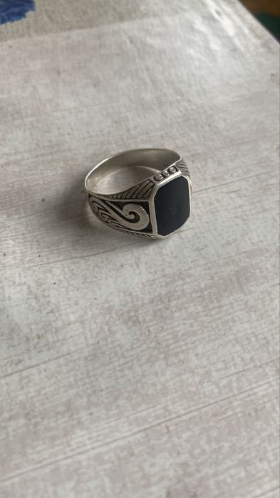 Сақина қолға тағатын таза күміс