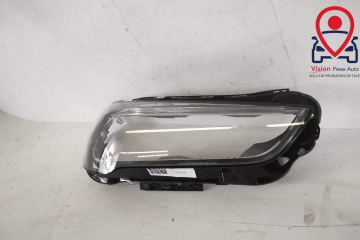 БМВ Х1 / BMW X1 Оригинално дясно стъкло за фар с орнамент и LED, в доб