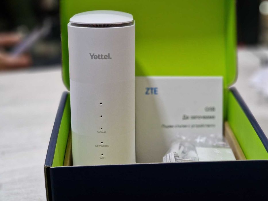 НОВ! Рутер ZTE G5B 5G Wi-Fi 6 / Yettel