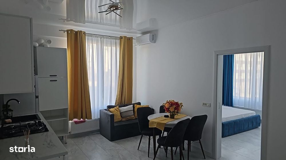 2 camere parter de vanzare – complet mobilat, pozitie excelenta lang