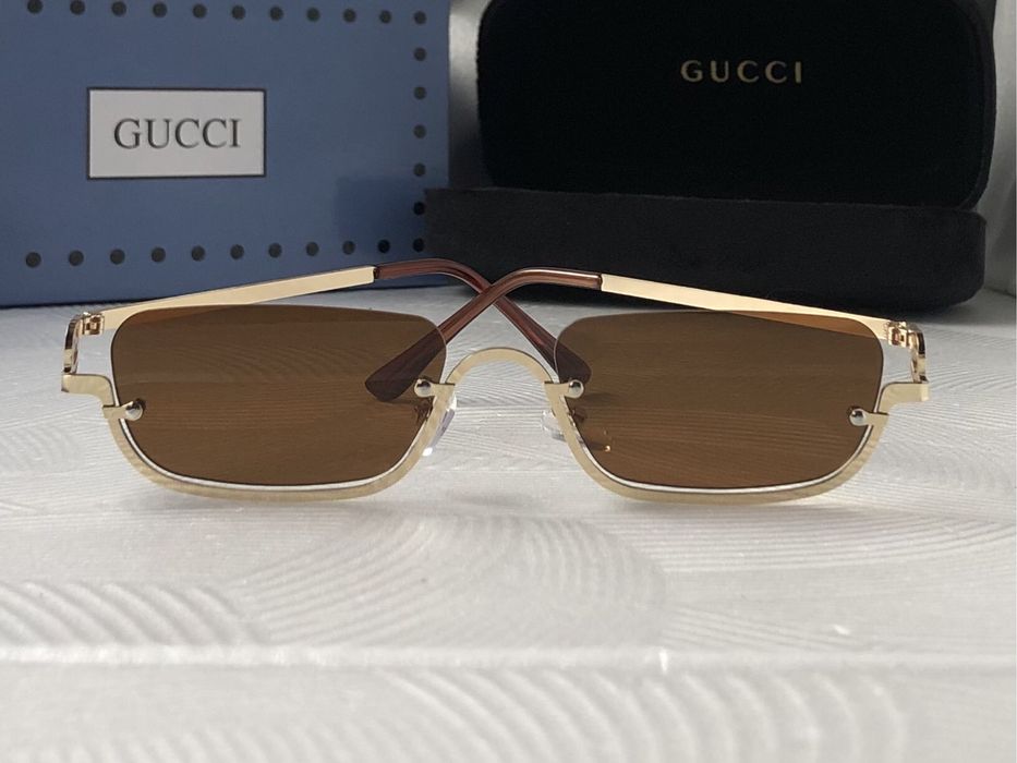 Дамски слънчеви очила правоъгълни 2 цвята черни кафяви