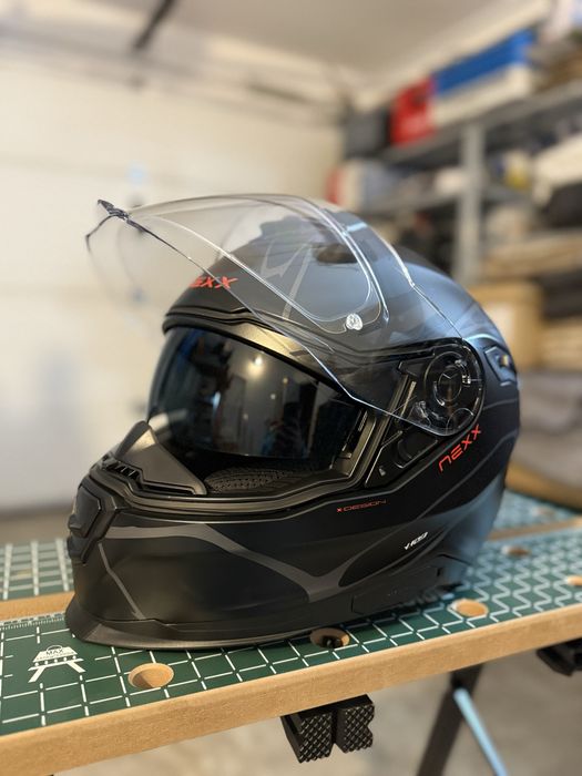 Casca moto NEXX Y.100 B-Side Black Grey (pinlock inclus) S