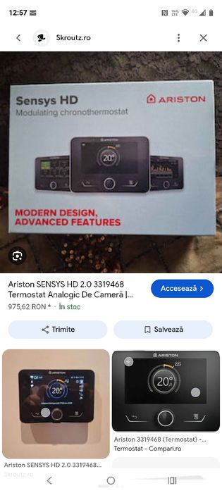 Vând modul cronotermostat original ariston
