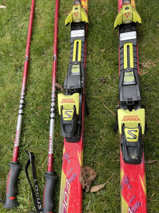 Ски Саломон, комплект с щеки!!!