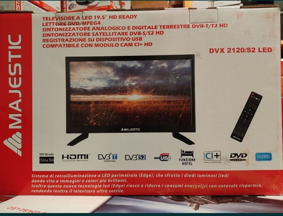 Tv auto LED nou 15,6" si 24" 12v dvb-t2 Auto Rulota Camion Tir