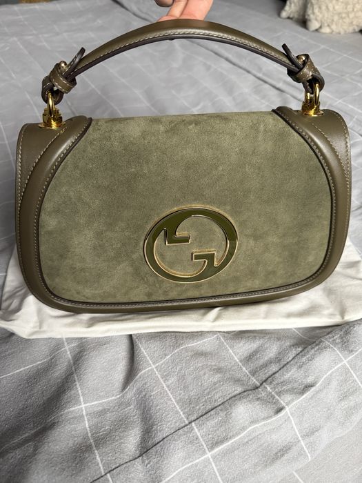 Geantă Gucci piele naturala (combinatie texturi)