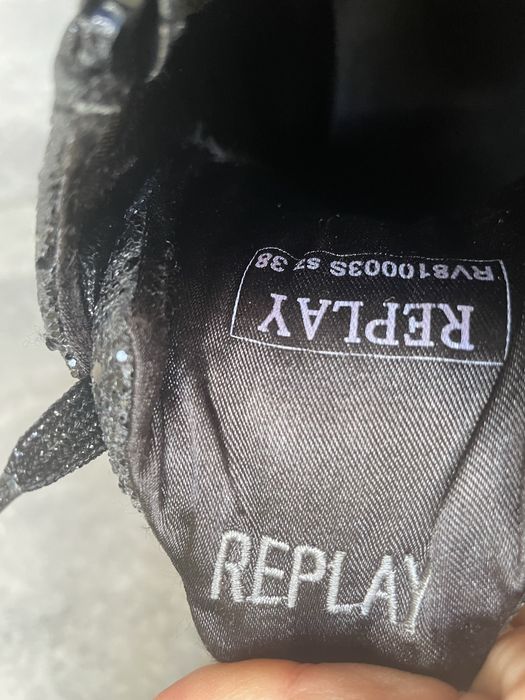 Кецове Replay с брокат