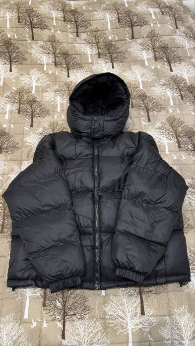 Черно водоотблъскващо яке Lacoste