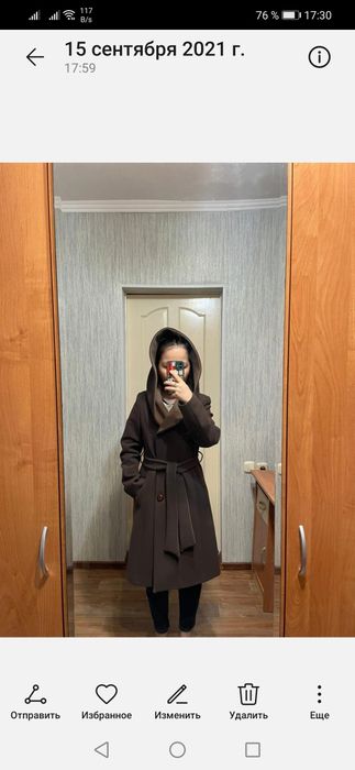 Пальто женское  кашемир