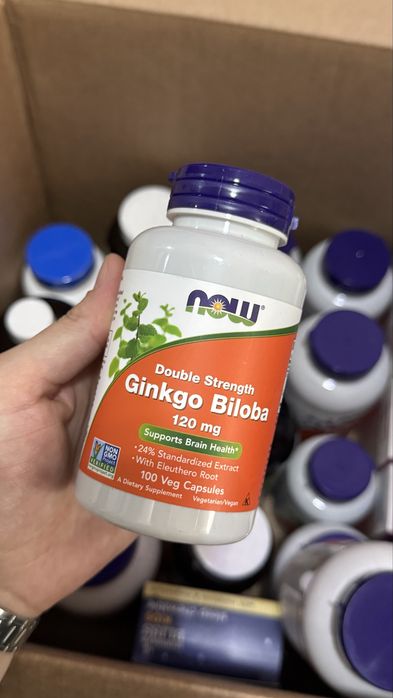 Гинкго Билоба Ginkgo Biloba 120 мг 100 капсул В НАЛИЧИИ
