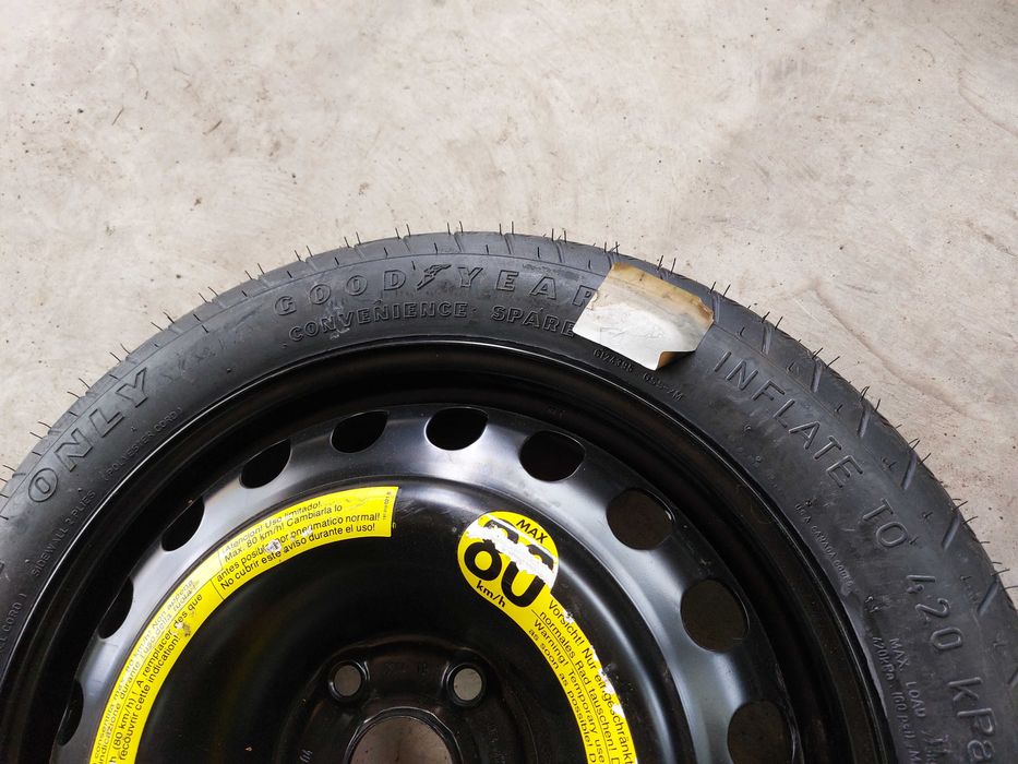 1 бр.гума патерица  Goodyear 125 80 17 за VW, AUDI,GOLF 5,6 ц,о 57,1.