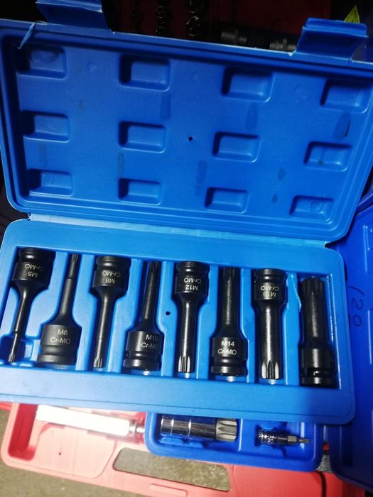 Set biti torx M H T  impact stelate spline M4-M16 1/2"