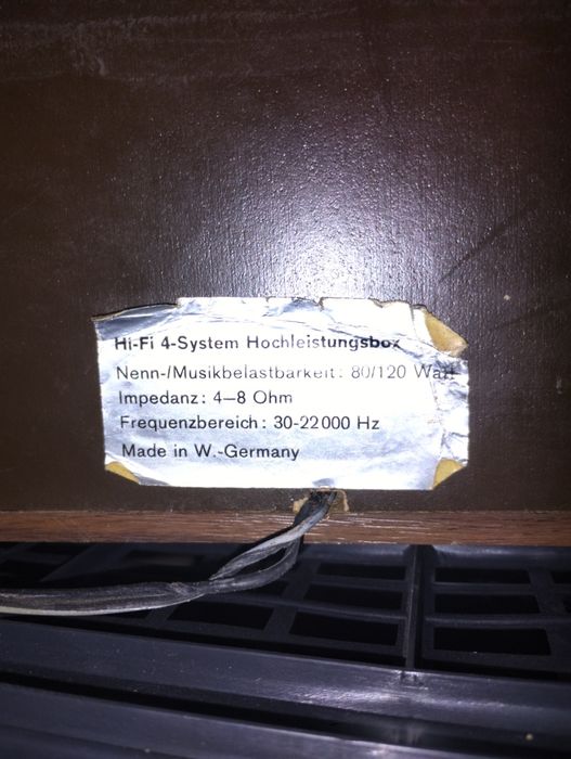 Немски Hi fi тонколони
