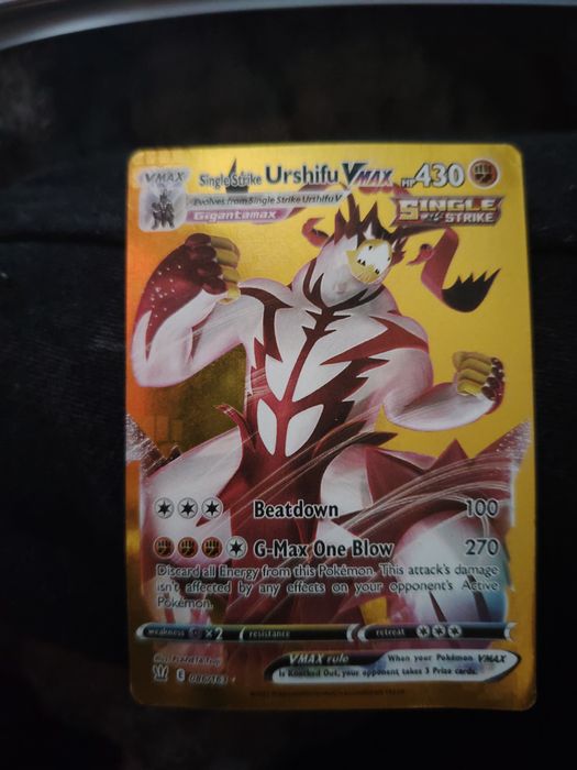 Card pokemon Single Strike Urshifu Vmax
