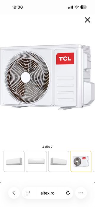 Aer conditionat TCL NOU 12000BTU, A++