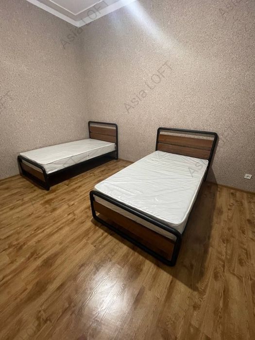 Металлическая Кровать, Евро Стиле, Односпальная, Темир Кровать,