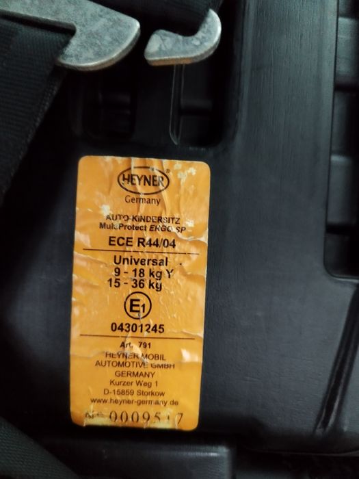 Детское автокресло