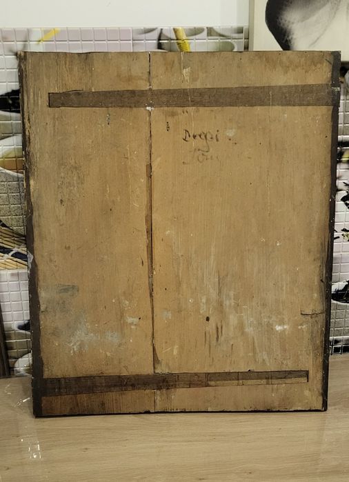 Icoana veche pictură pe lemn