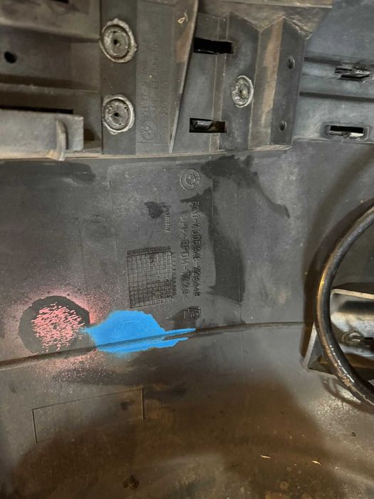 Bara fata BMW E39 cu spalatori de faruri si PDC