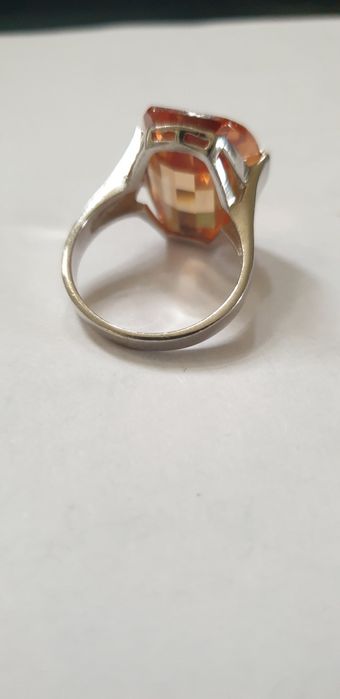 Inel argint piatra semipretioasa citrin