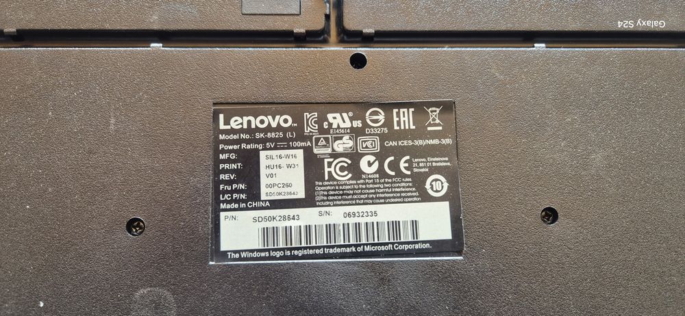 Tastatura si mouse Lenovo