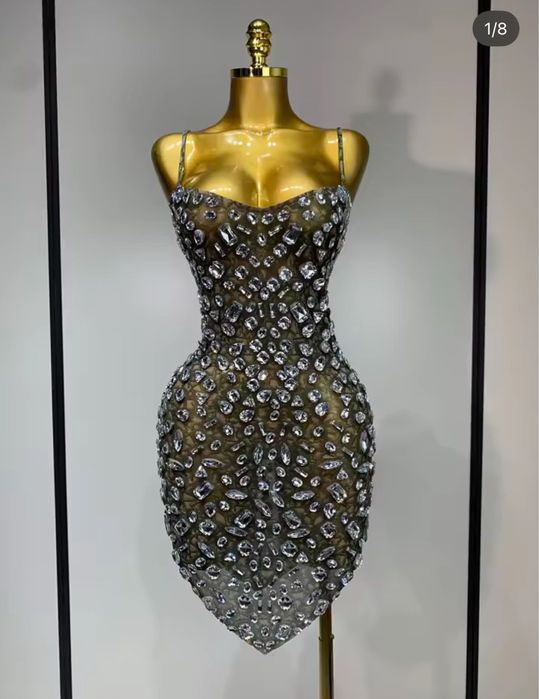 Rochie Silver Sakura pe comanda