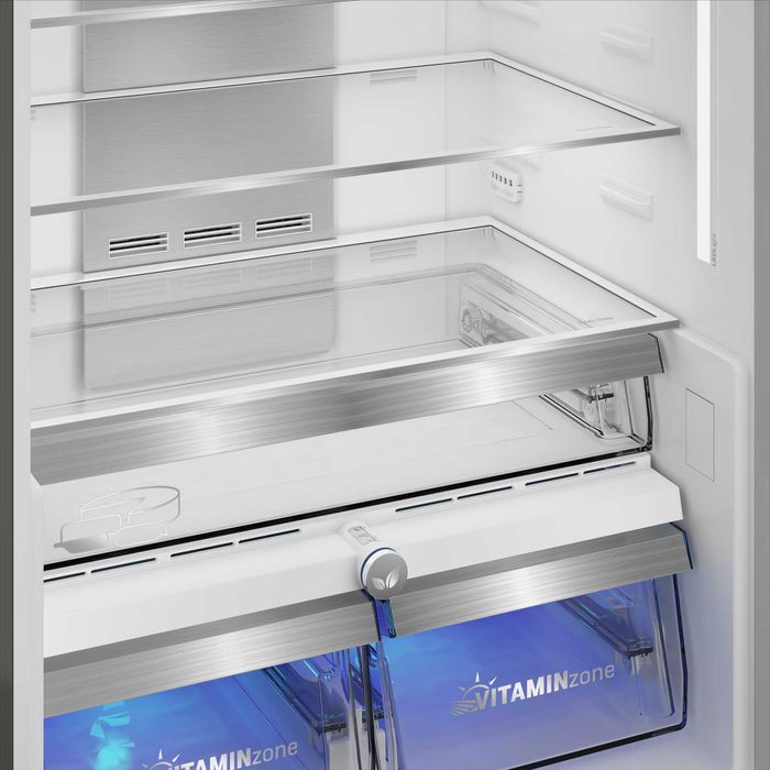 Нов side by side 76 см хладилник GRUNDIG Cool Plus, 481 л, В 192 см