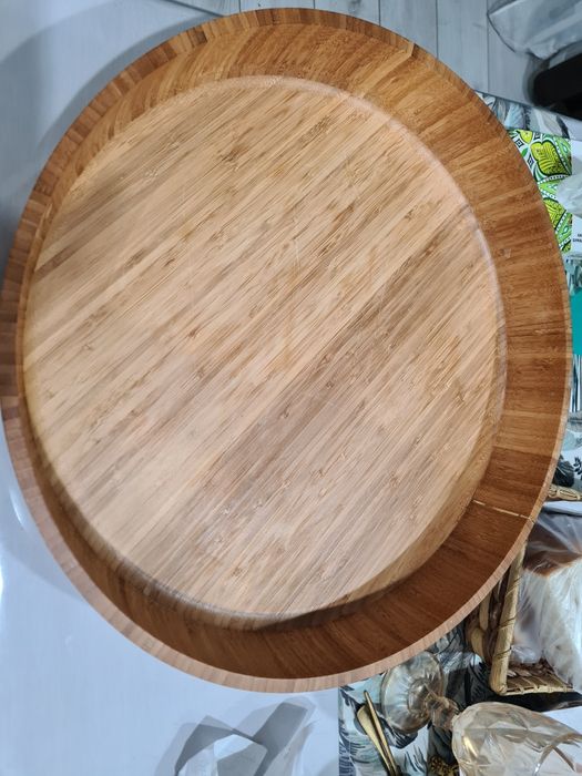 Круглый табақ деревянный для бешбармак