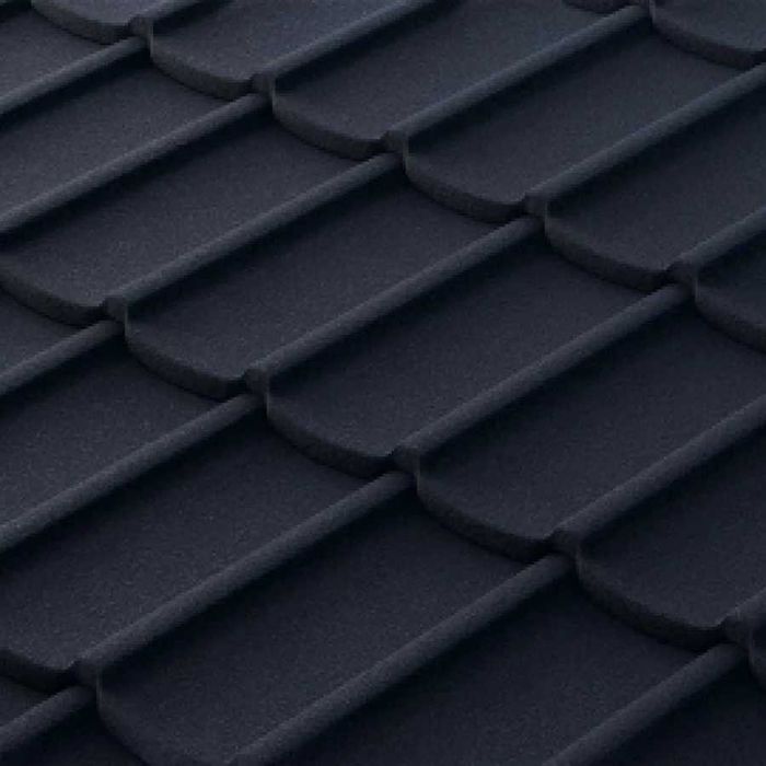 Композитная черепица Metrotile, Профиль-Mistral, Цвет-Charcoal